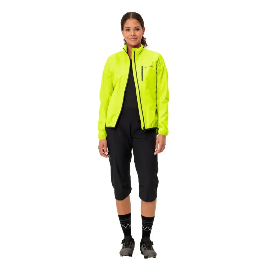 Vaude Drop III regenjack dames neon geel - Image 12