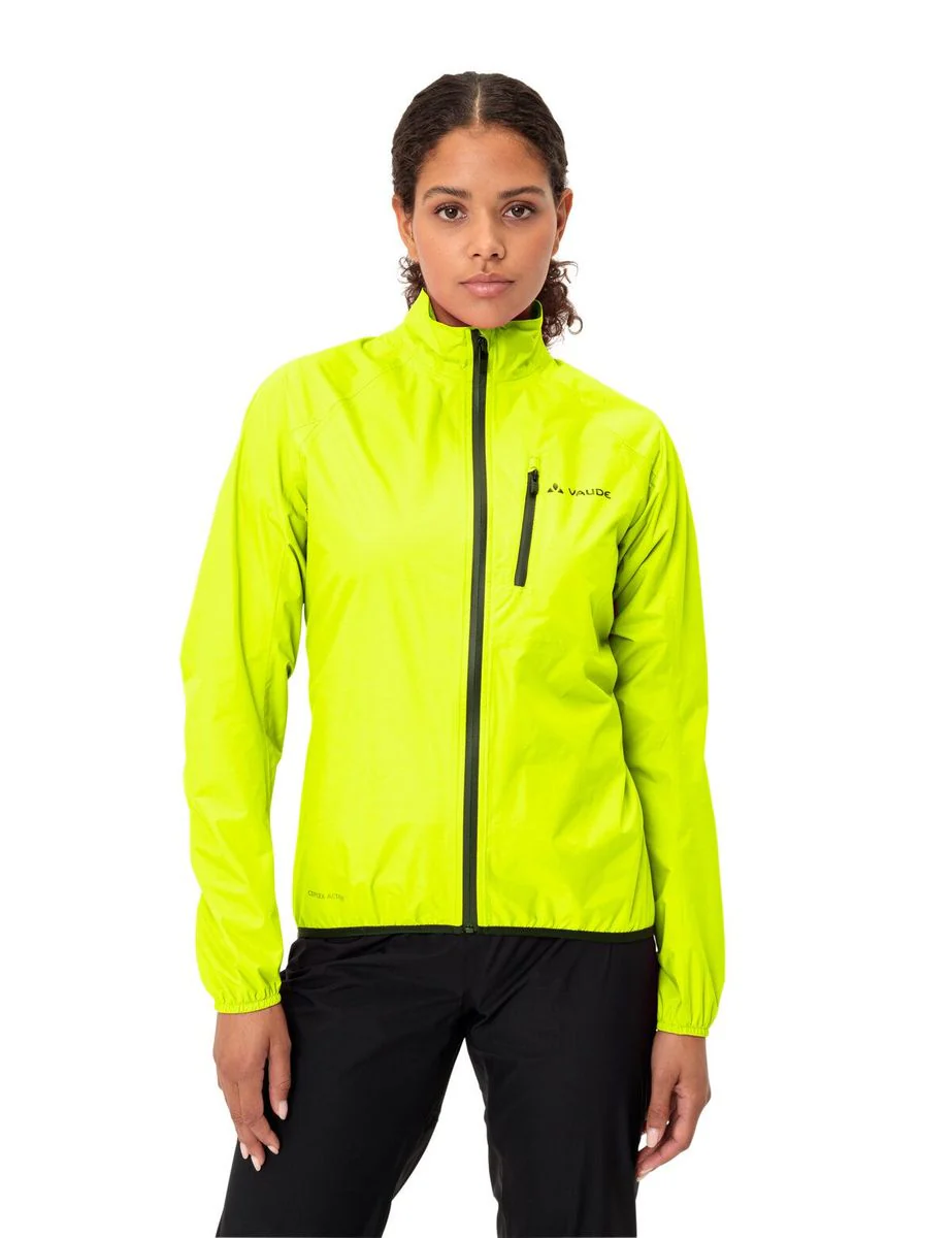 Vaude Drop III regenjack dames neon geel - Image 3