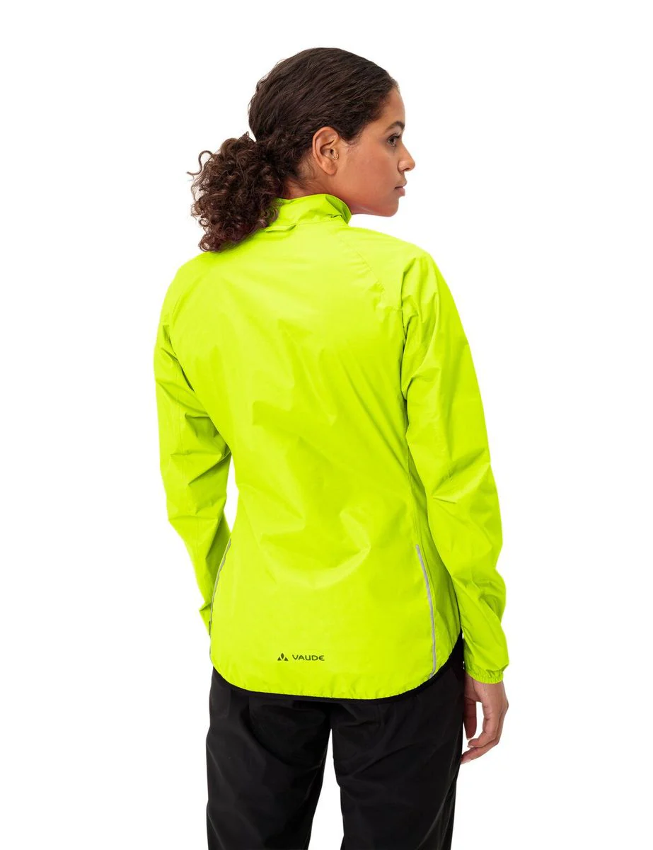 Vaude Drop III regenjack dames neon geel - Image 4
