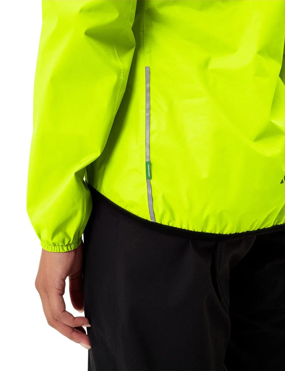 Vaude Drop III regenjack dames neon geel - Image 5
