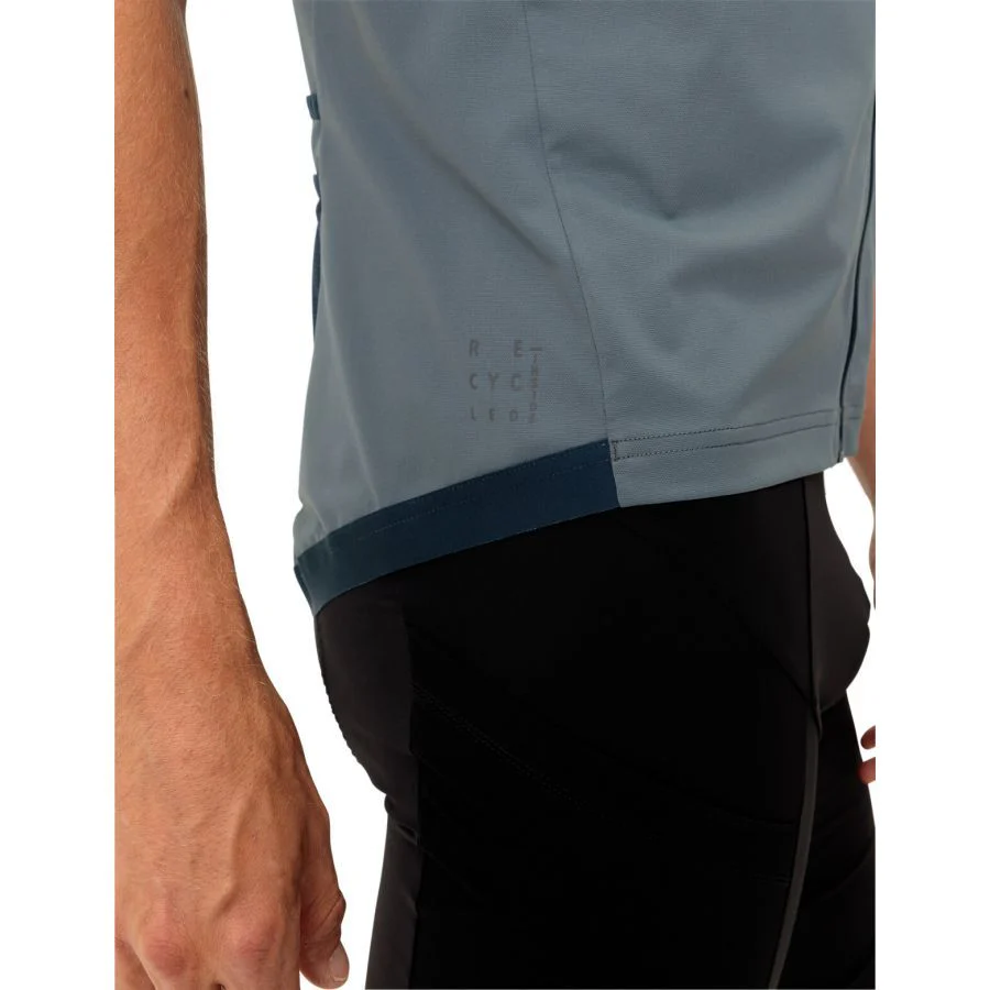 Vaude Kura FZ Tricot II gravel fietsshirt korte mouwen blauw heren - Image 5