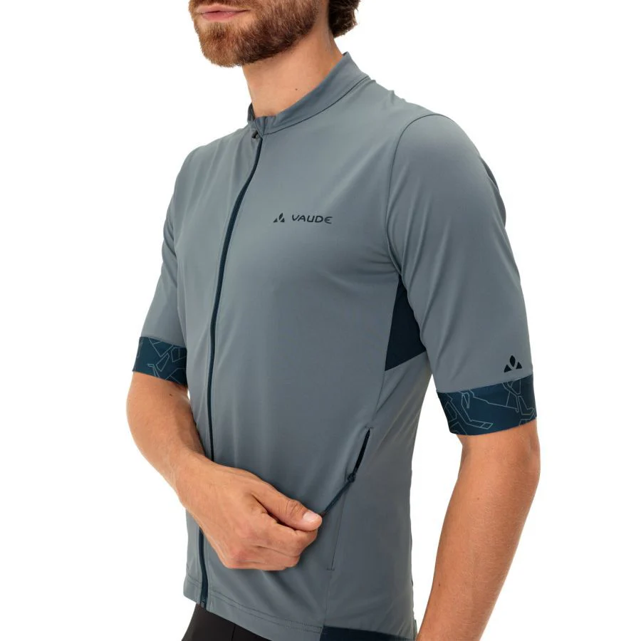 Vaude Kura FZ Tricot II gravel fietsshirt korte mouwen blauw heren - Image 6