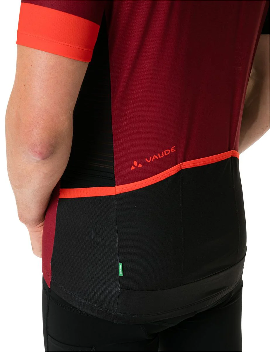 Vaude Posta FZ Tricot fietsshirt korte mouwen rood heren - Image 6