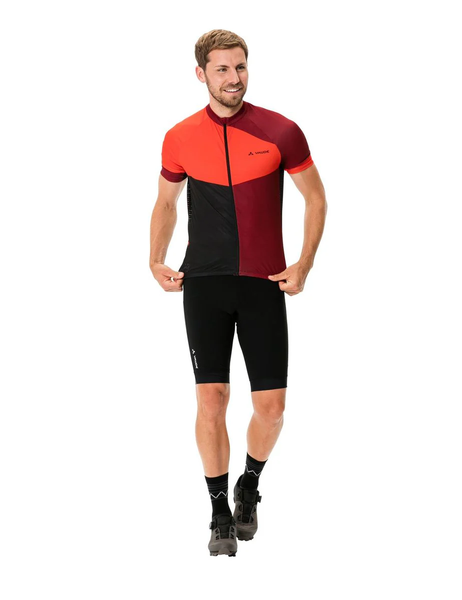 Vaude Posta FZ Tricot fietsshirt korte mouwen rood heren - Image 7