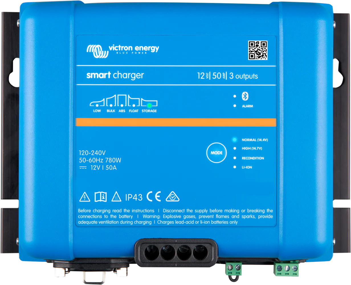 Victron Phoenix Smart IP43 12/50(3) 120-240V acculader
