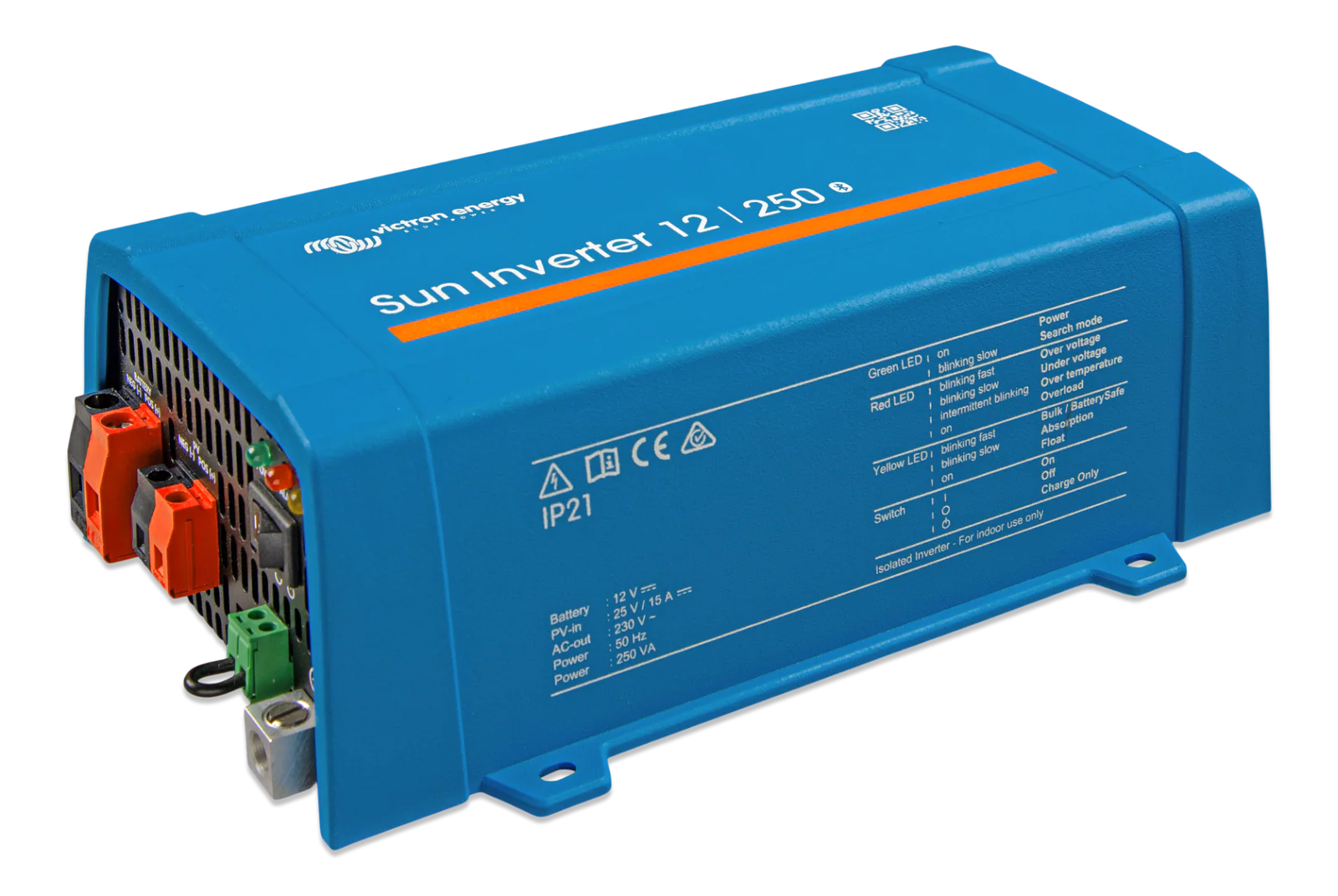 Victron Sun Inverter 12/250-15 IEC zonnepaneel omvormer/lader - Image 2