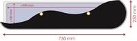 Waterline Verduistering met ventilatie voor patrijspoort large 300x700 mm - Image 2