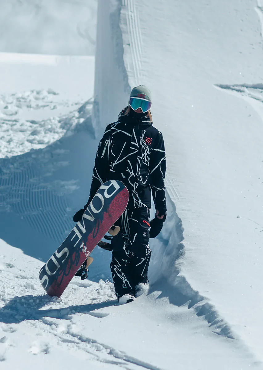WATTS Clever Ski Jas Dames Zwart/Wit/Roze - Image 4