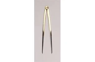 Weems & Plath Kaartpasser 7" recht messing