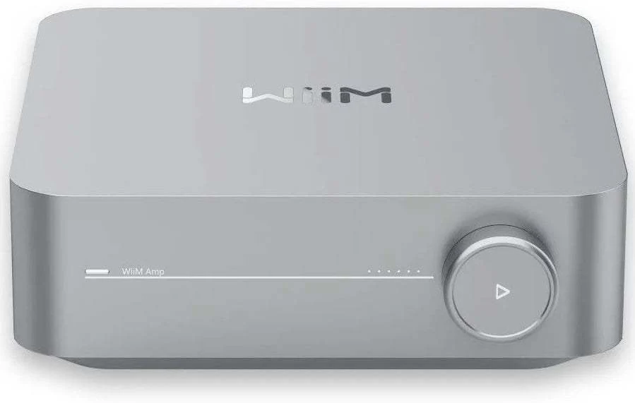 Wiim Amp zilver versterker met Audio Streamer