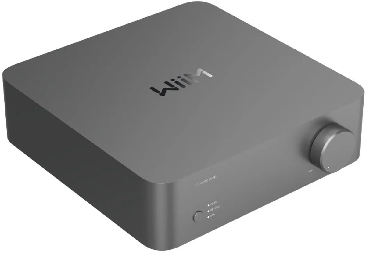 Wiim Vibelink Amp Spacegray zeer compacte mini versterker ontworpen voor de muziekliefhebber