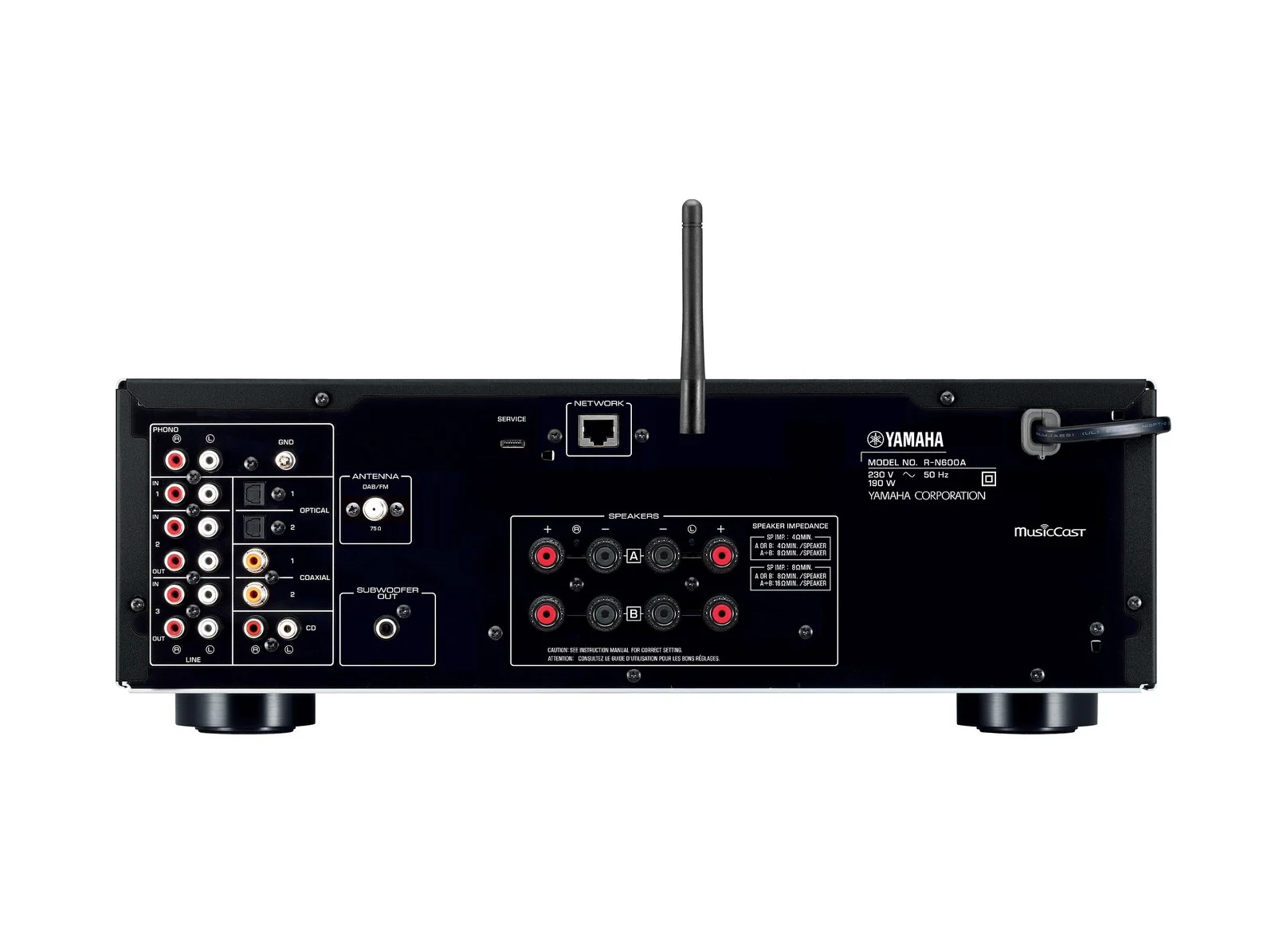 Yamaha R-N600A ZILVER Netwerk receiver met MusicCast - Image 4
